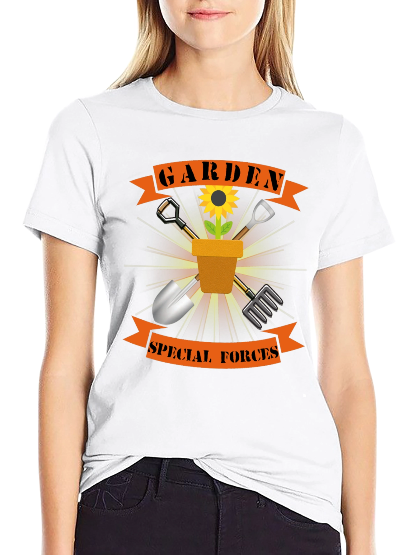Garden Special Forces Black T-Shirt