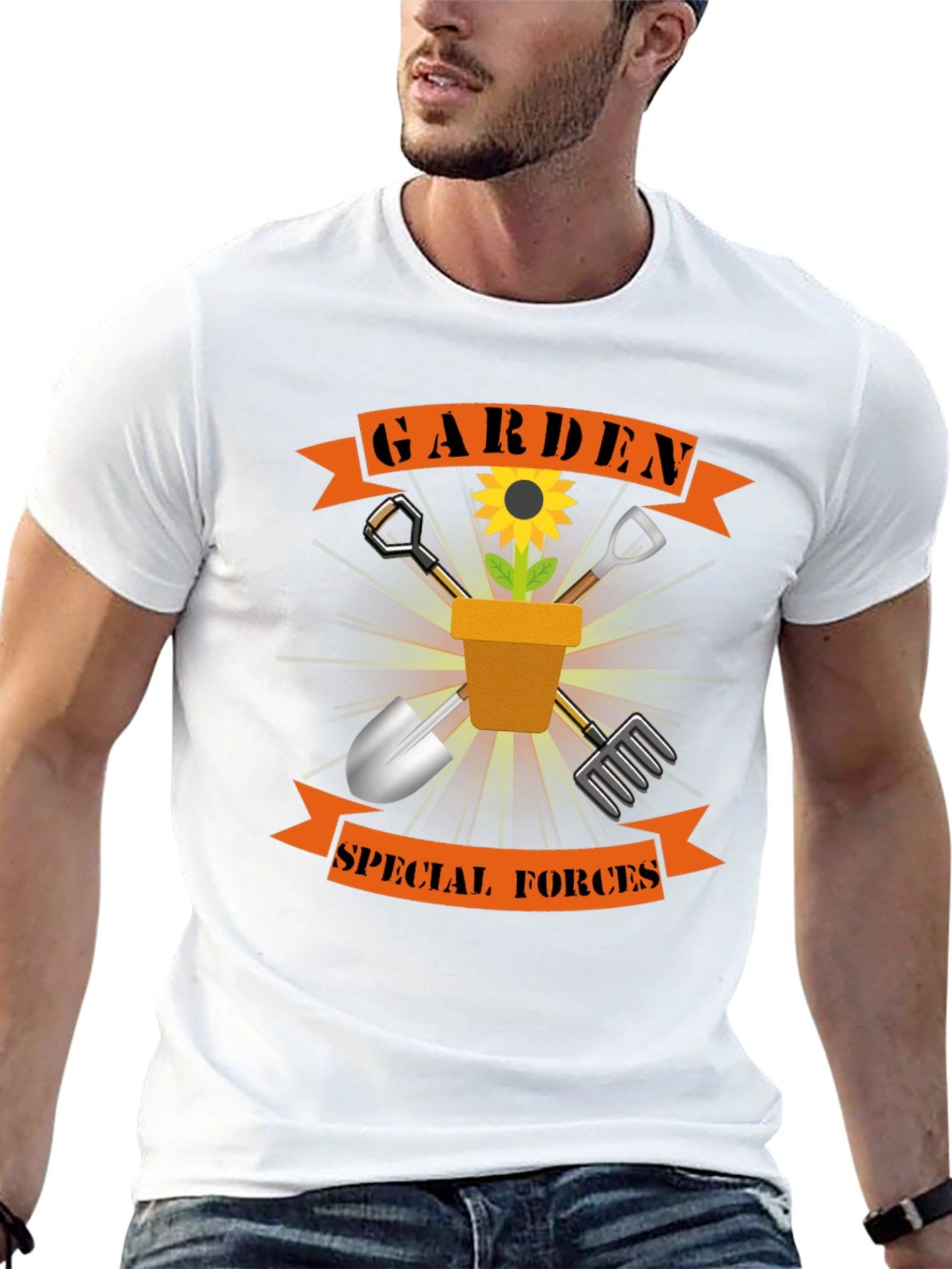Garden Special Forces Black T-Shirt