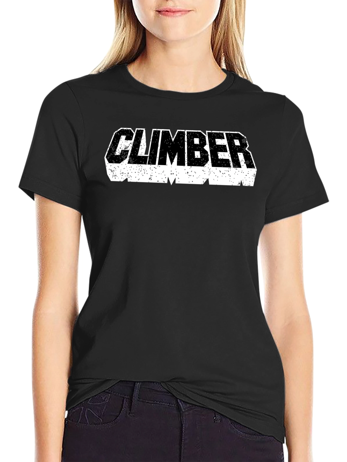Climber Graphic Tee - Bold Black Shirt