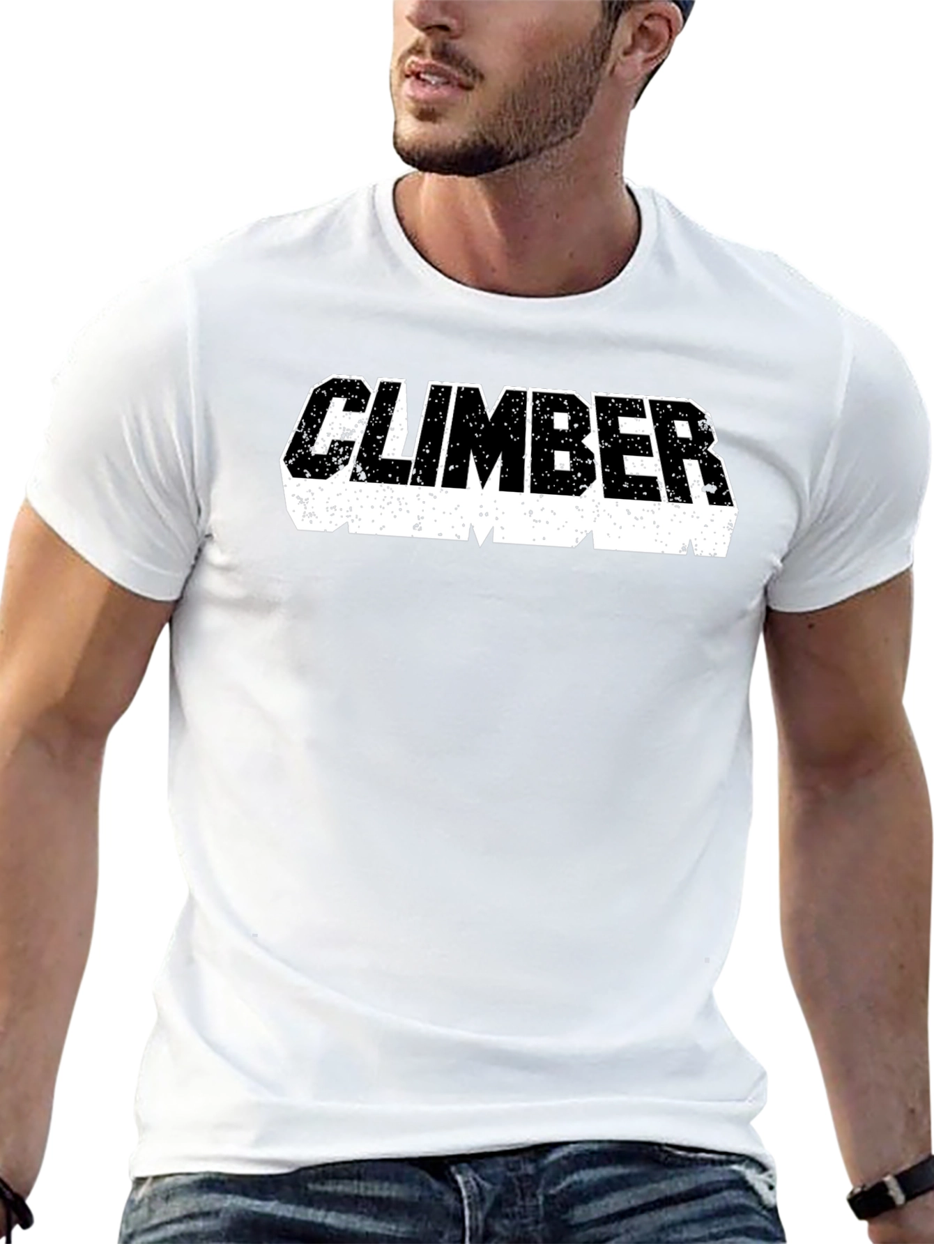 Climber Graphic Tee - Bold Black Shirt