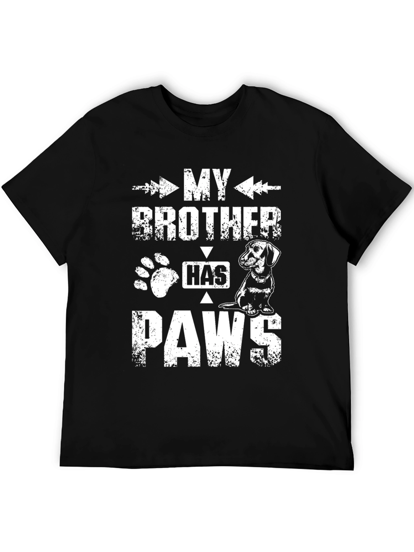 My Brother Has Paws T-Shirt - Dachshund Lover