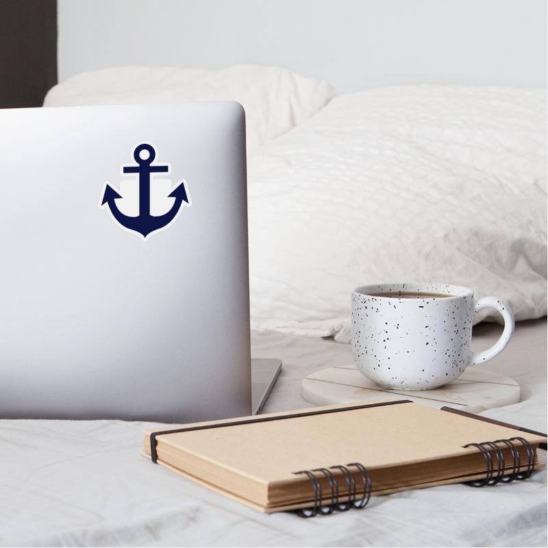 Nautical Anchor Blue