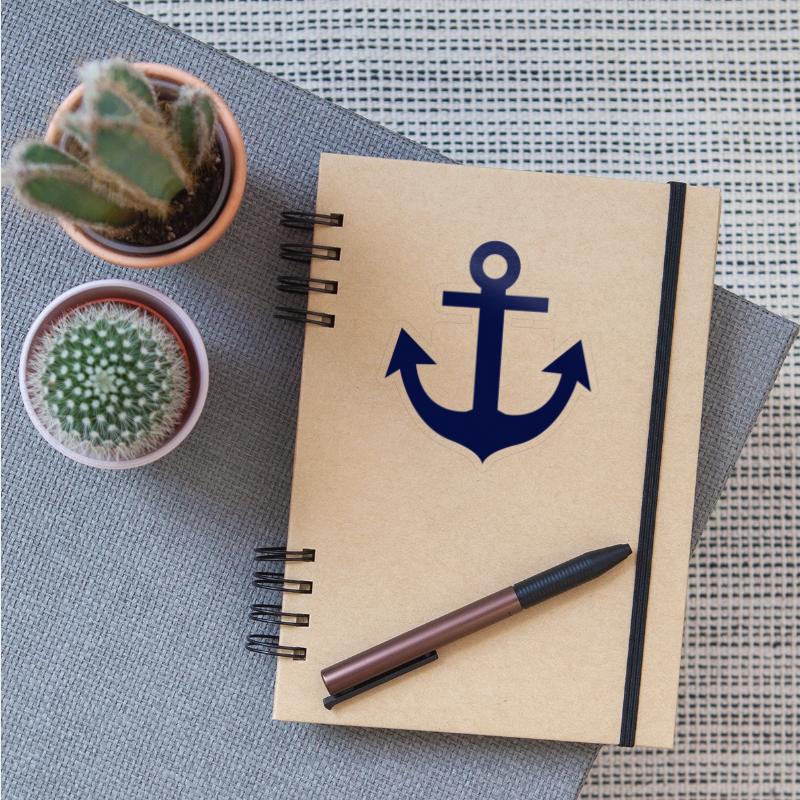 Nautical Anchor Blue