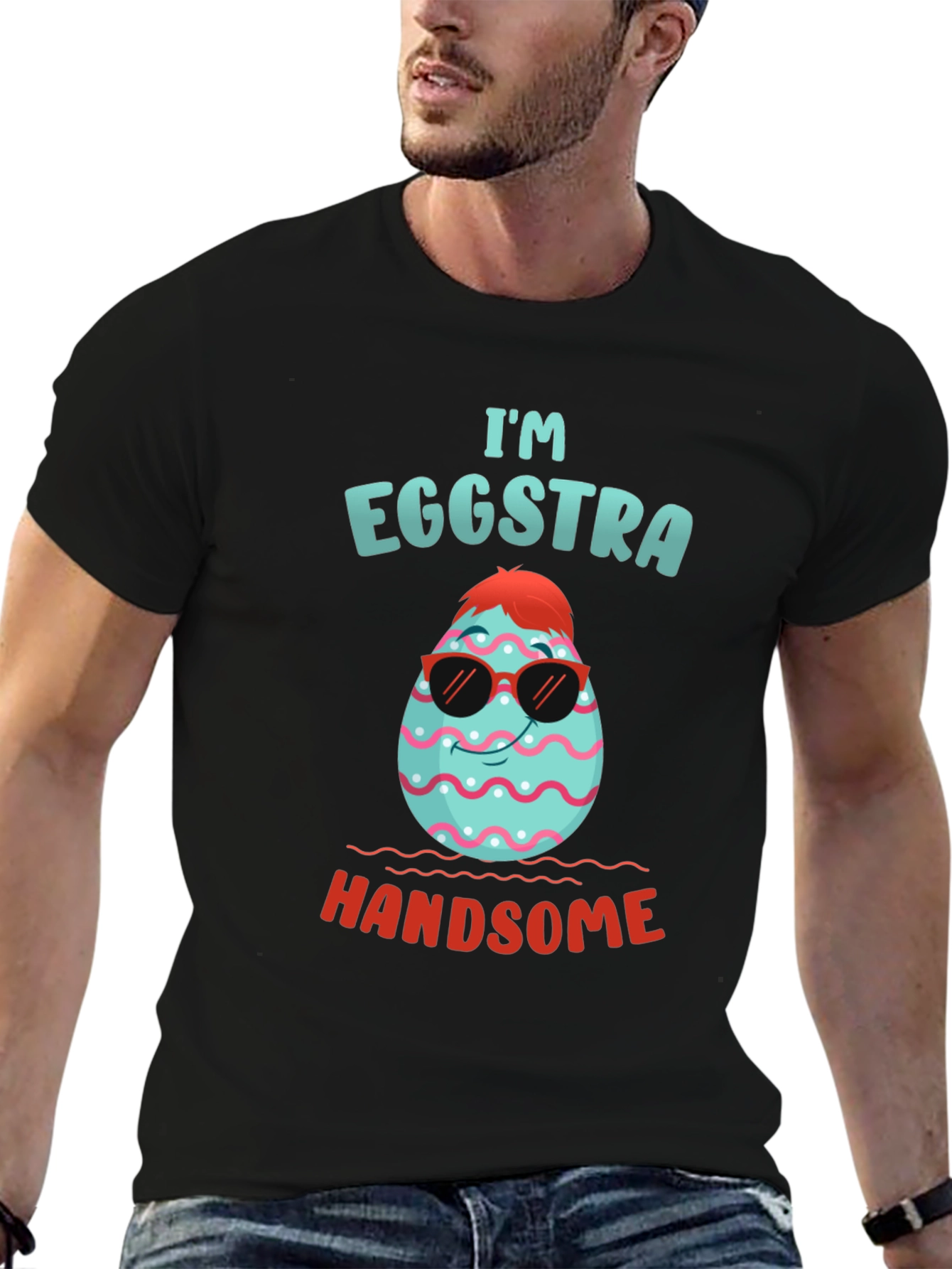 Eggstra Handsome Easter T-Shirt