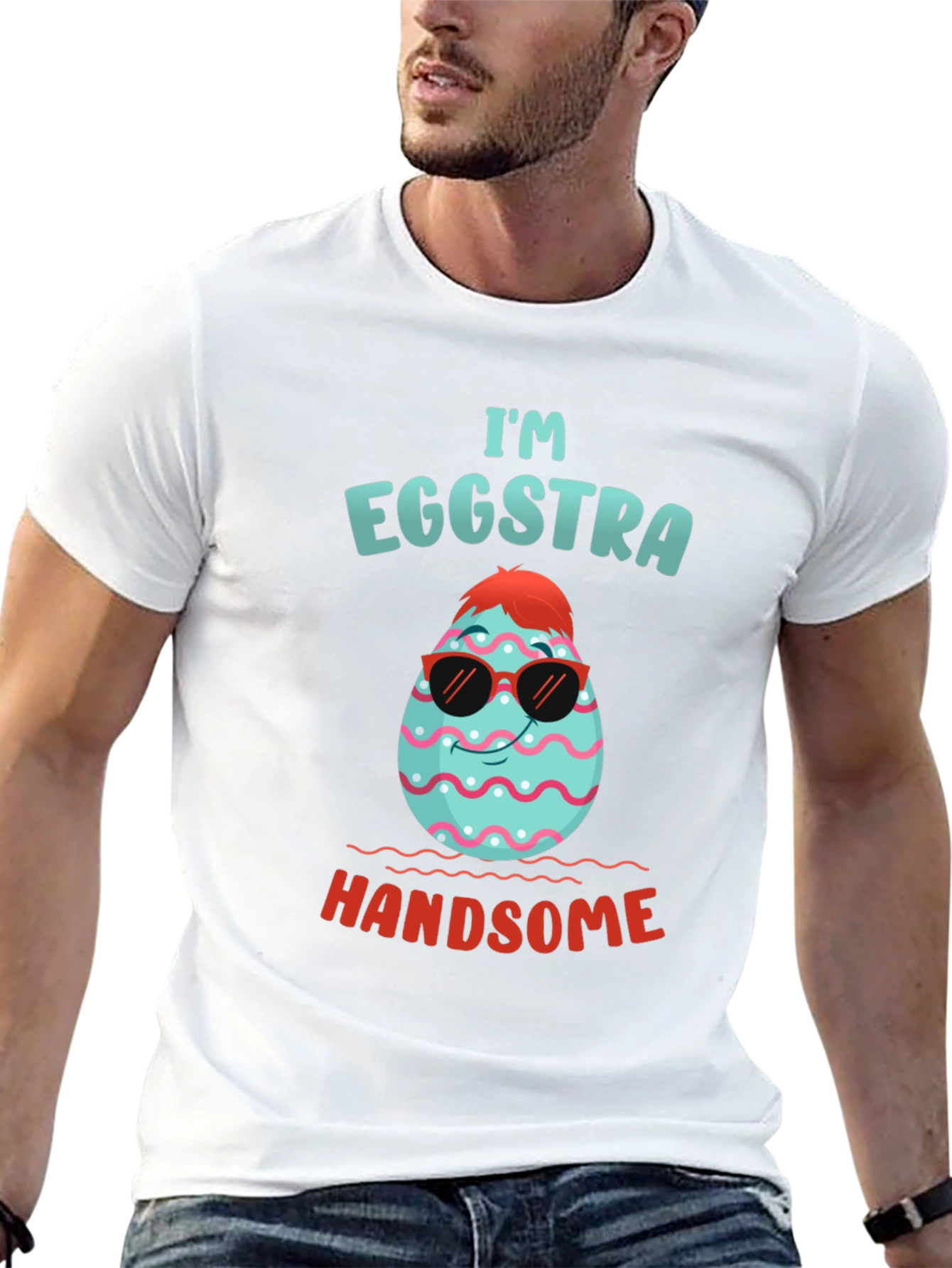 Eggstra Handsome Easter T-Shirt