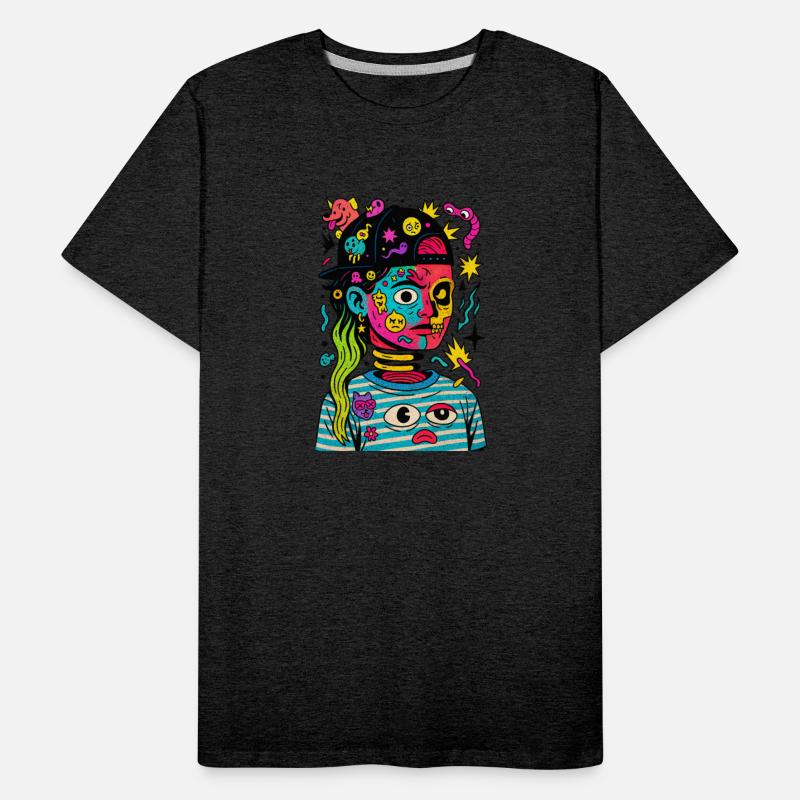 Neon Spiral: Surreal Girl in Pop Chaos