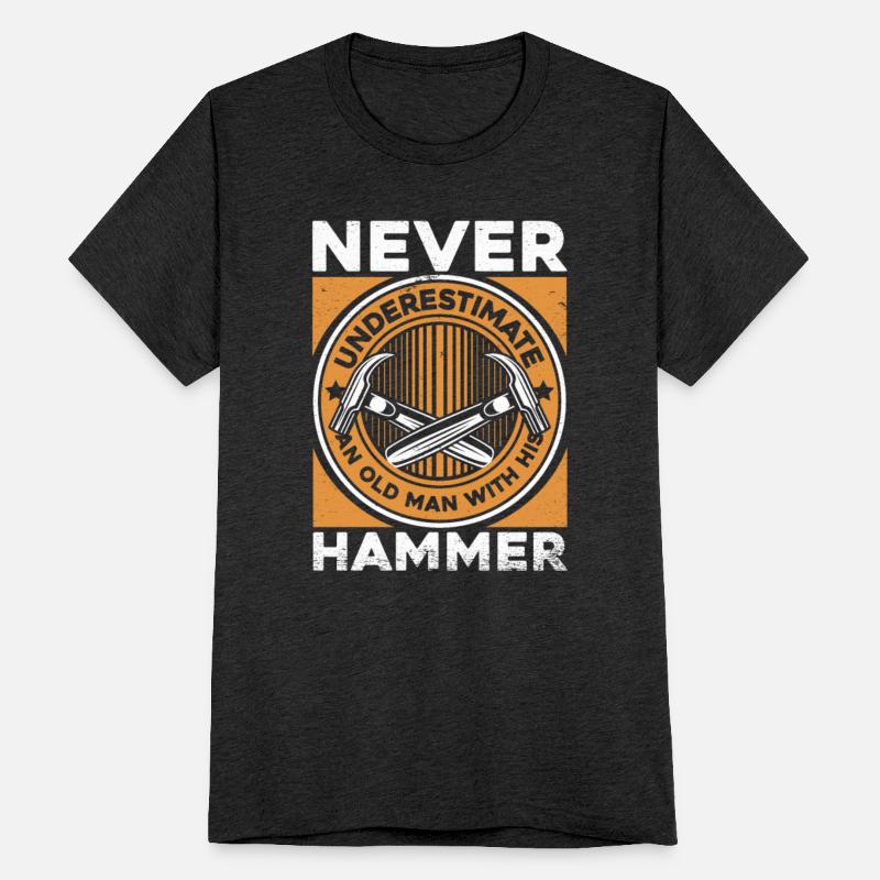 Never Underestimate Old Man With His Hammer