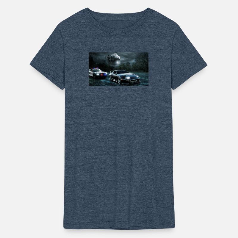 Night Chase with Speeding Sports Car