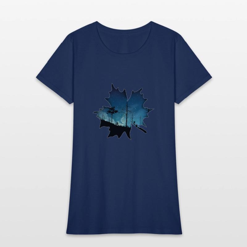 Night Sky Leaf