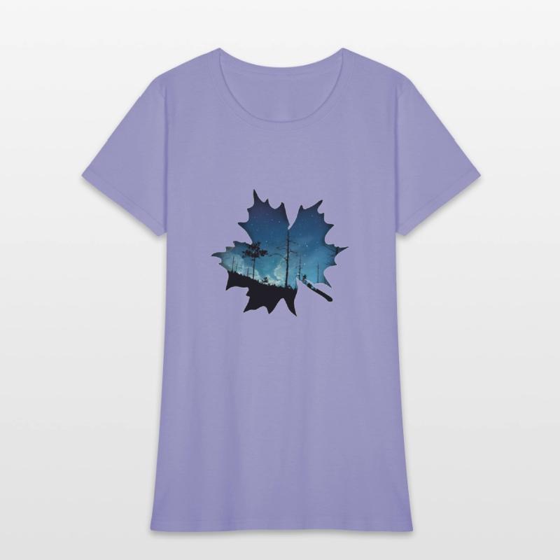 Night Sky Leaf