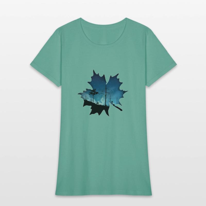 Night Sky Leaf