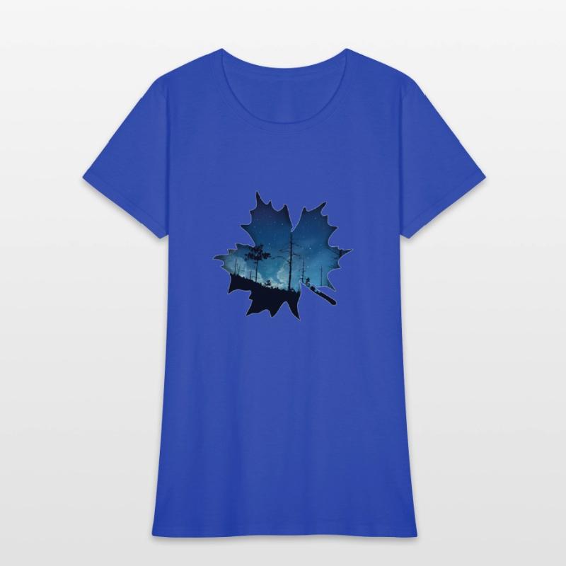 Night Sky Leaf