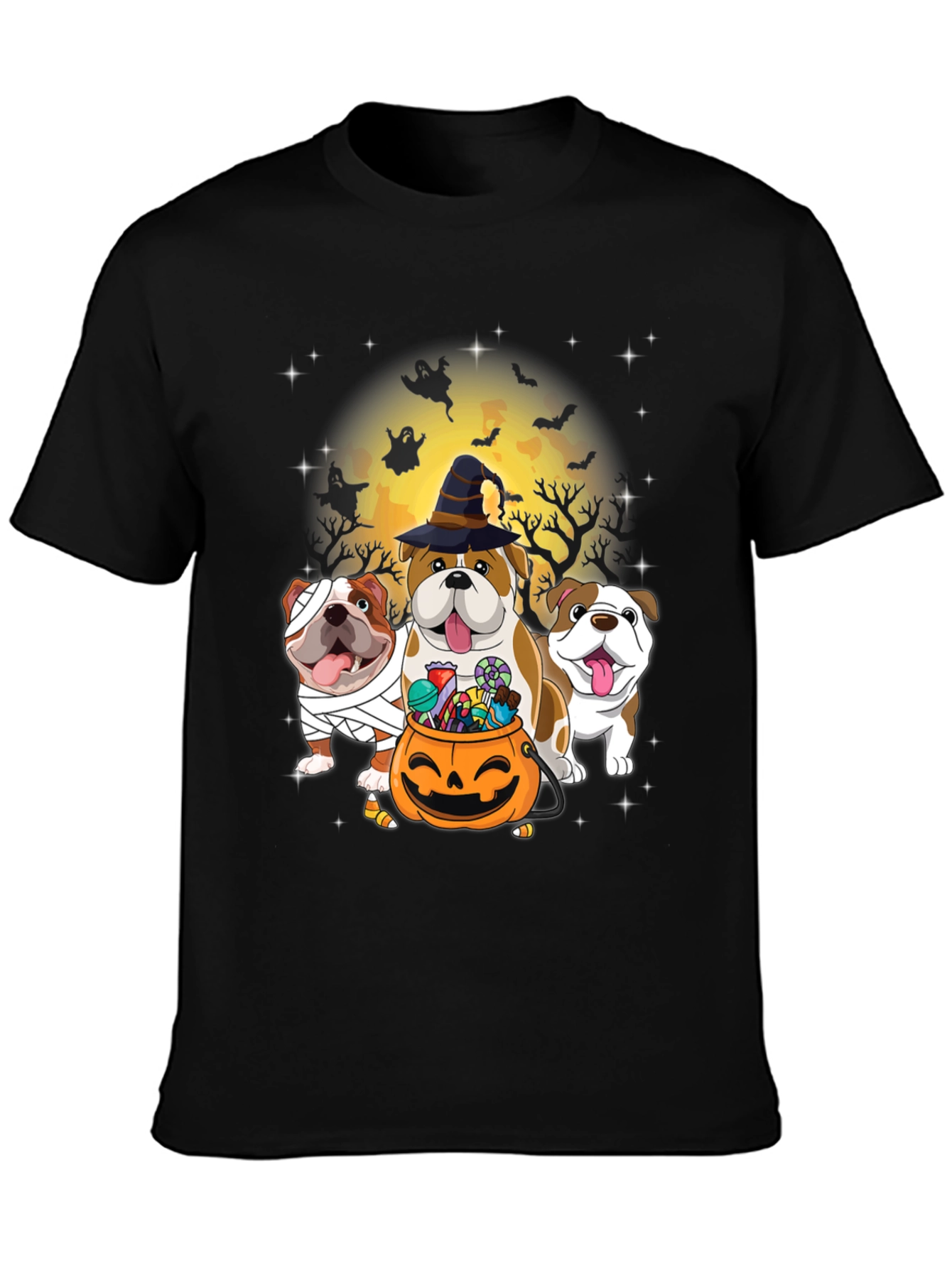 Halloween Bulldog T-Shirt