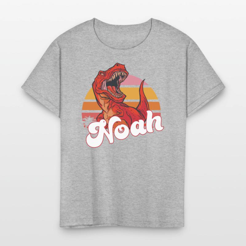 NOAH - Lovely boy name with T-REX dino
