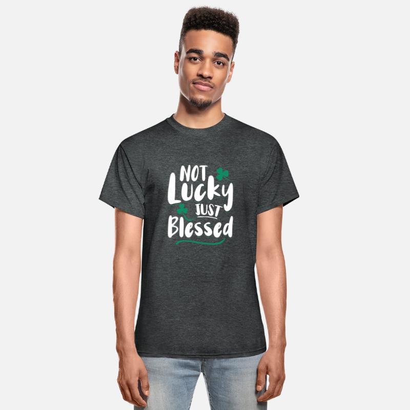 Not Lucky Just Blessed Shamrock Christian Faith