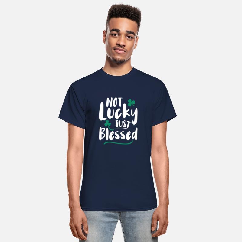 Not Lucky Just Blessed Shamrock Christian Faith