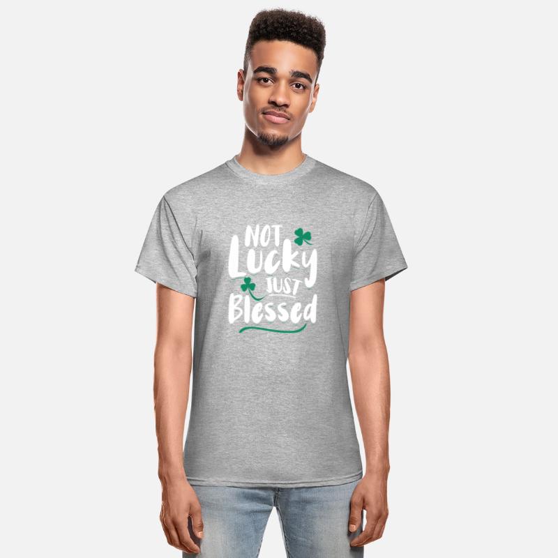 Not Lucky Just Blessed Shamrock Christian Faith