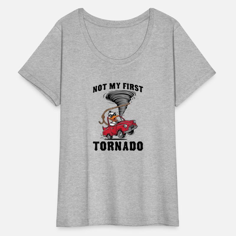 Not My First Tornado Funny Meme Tornado duck