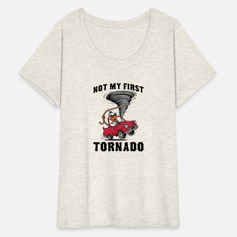 Not My First Tornado Funny Meme Tornado duck