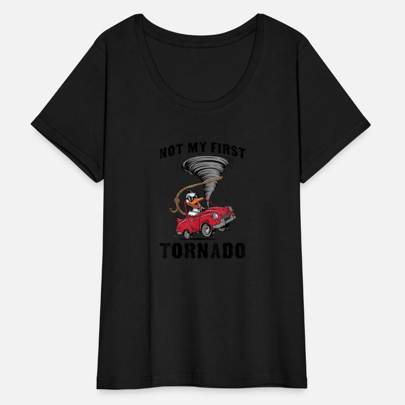 Not My First Tornado Funny Meme Tornado duck