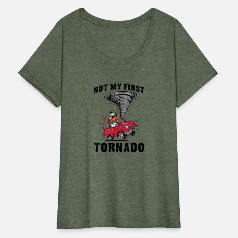 Not My First Tornado Funny Meme Tornado duck