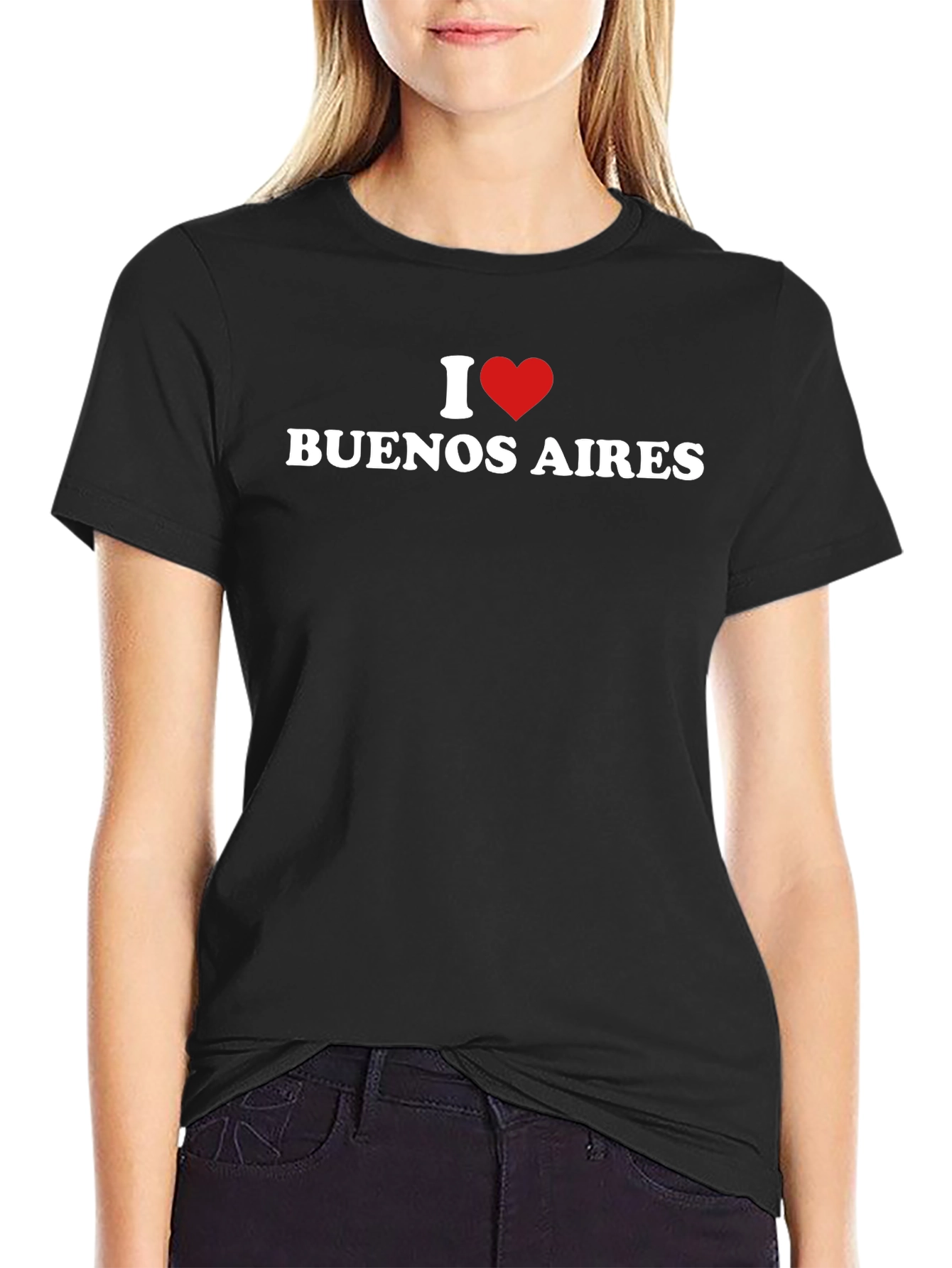 I Love Buenos Aires Black Graphic Tee