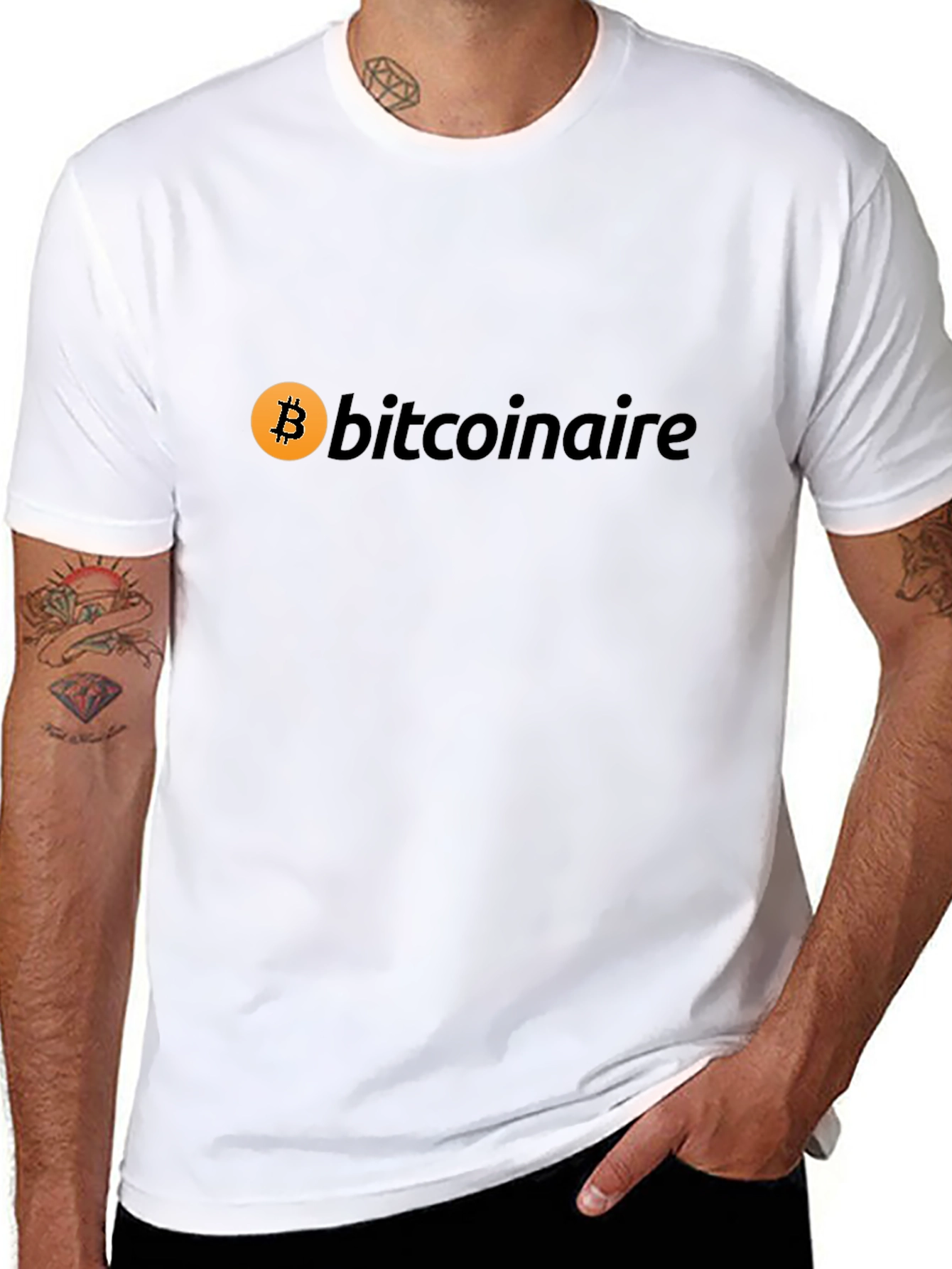 Bitcoinaire Black T-Shirt - Crypto Investor Fashion