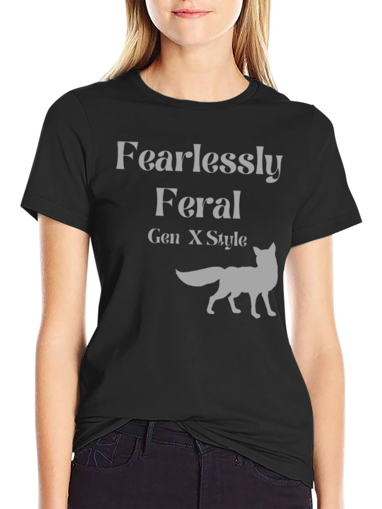Fearlessly Feral Gen X Style Graphic Tee