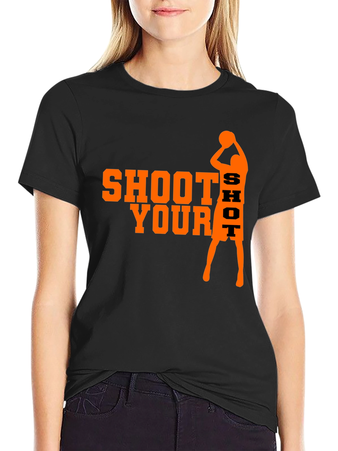 Shoot Your Shot Black T-Shirt