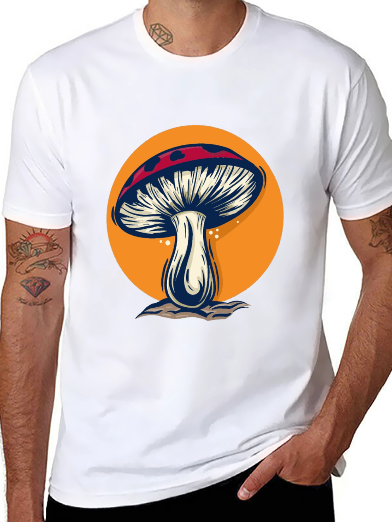 Mushroom Graphic Tee - Funky Fashion