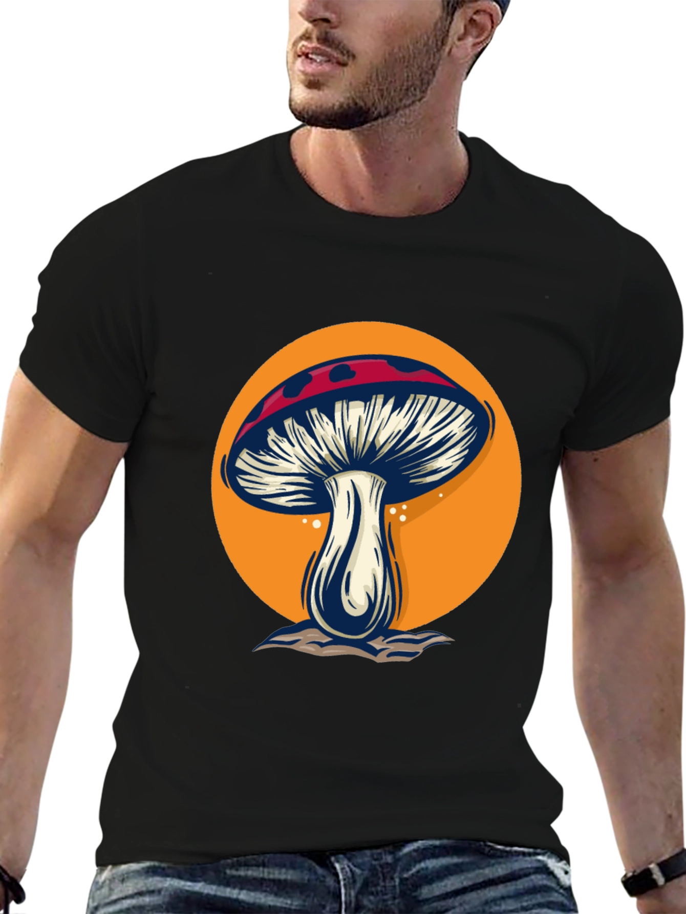 Mushroom Graphic Tee - Funky Fashion
