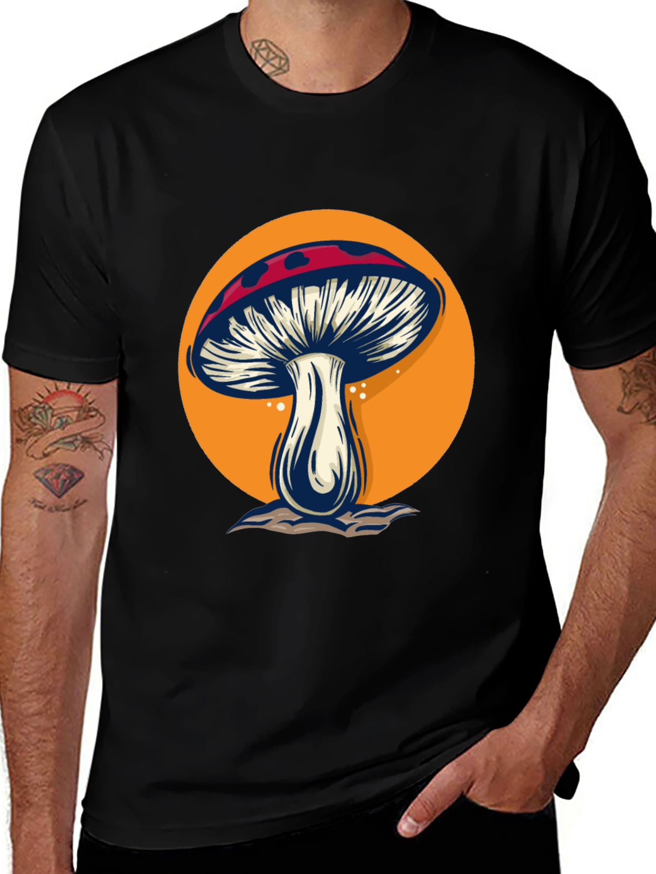 Mushroom Graphic Tee - Funky Fashion