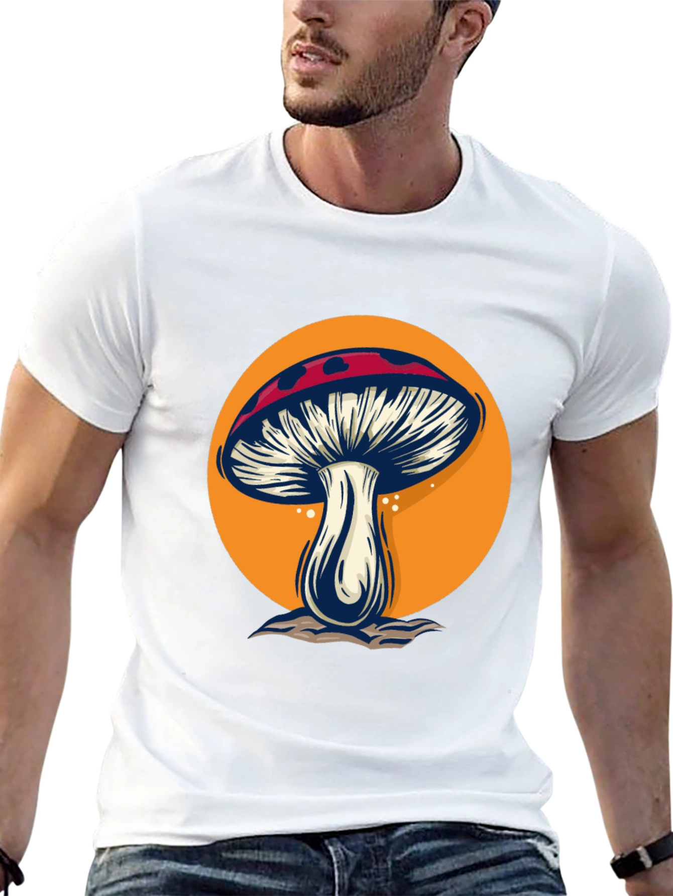Mushroom Graphic Tee - Funky Fashion