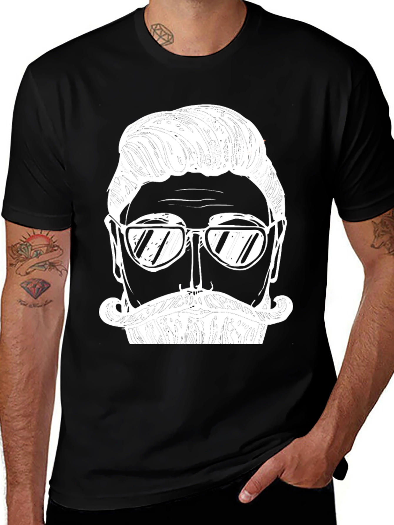 Cool Dude Graphic Tee - Black