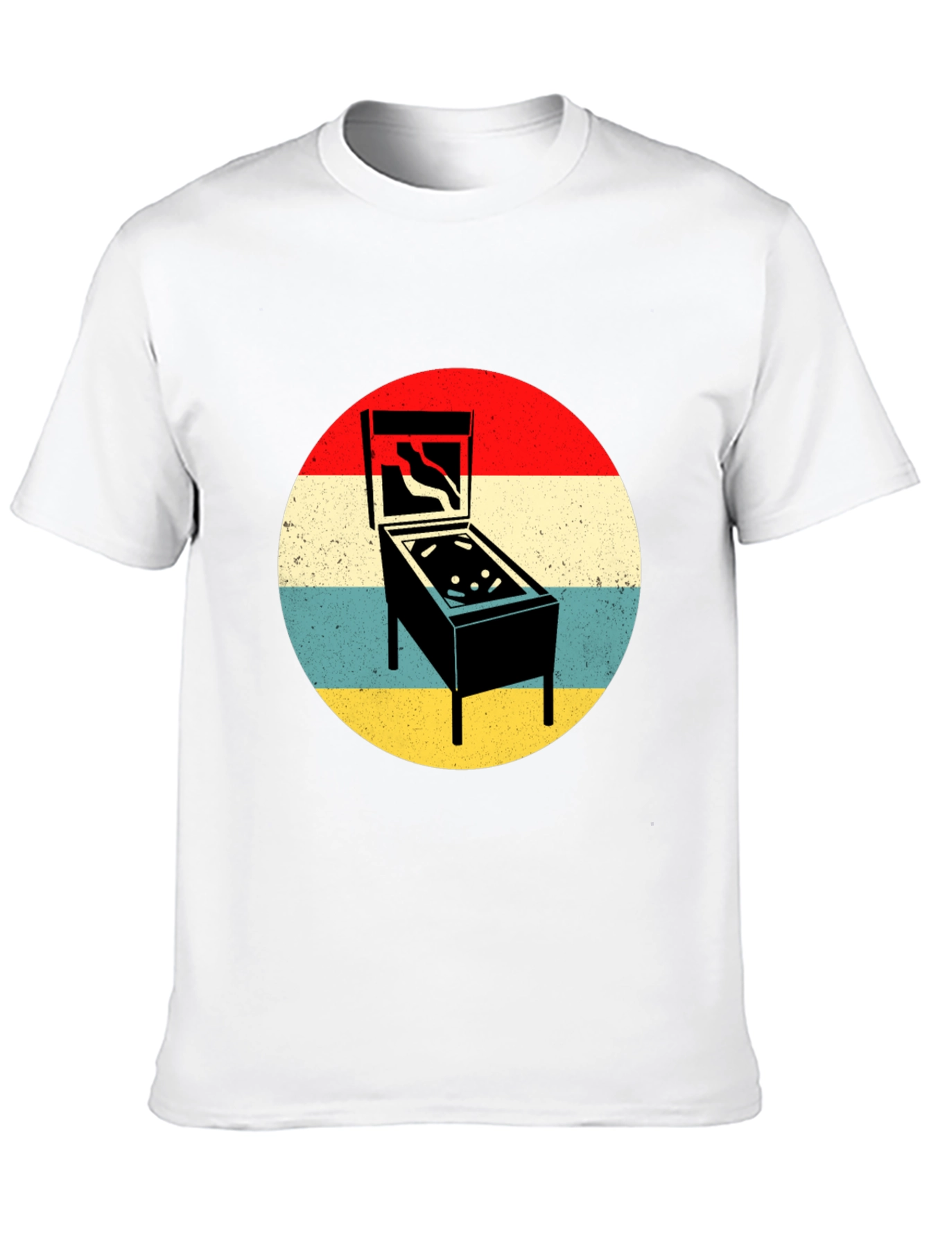 Retro Pinball Machine Graphic T-Shirt