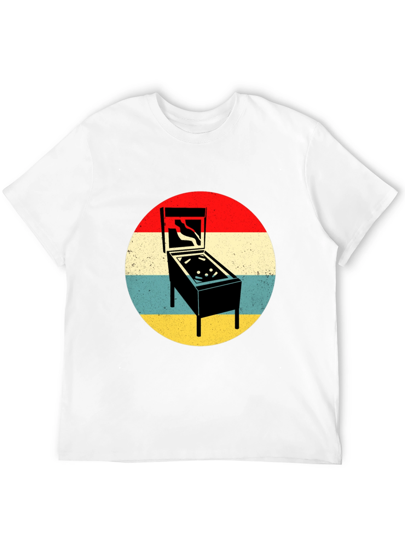 Retro Pinball Machine Graphic T-Shirt