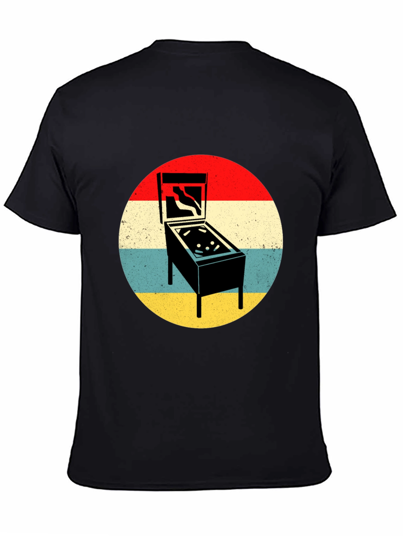 Retro Pinball Machine Graphic T-Shirt