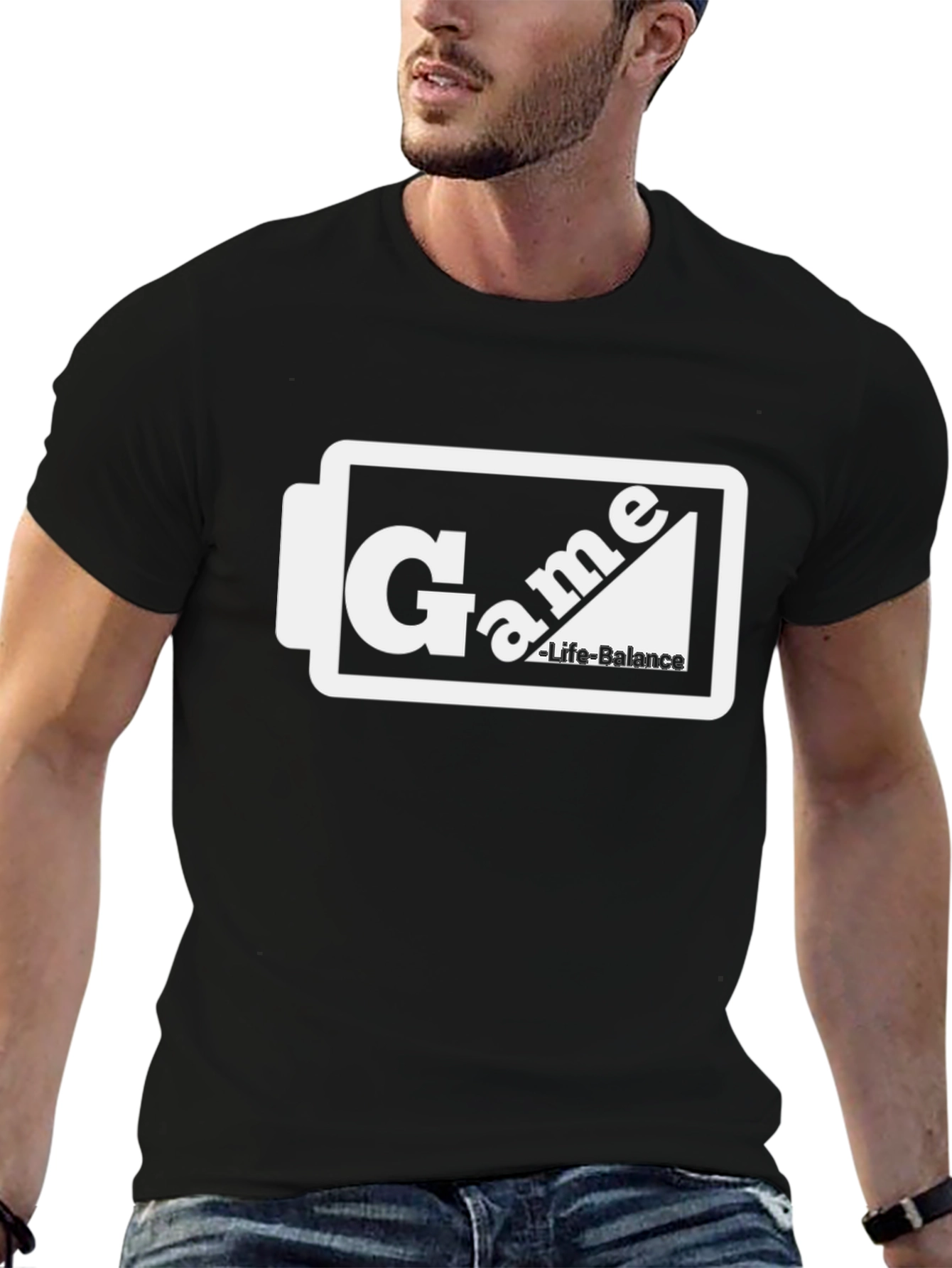 Game Life Balance Graphic T-Shirt - Gamer Apparel