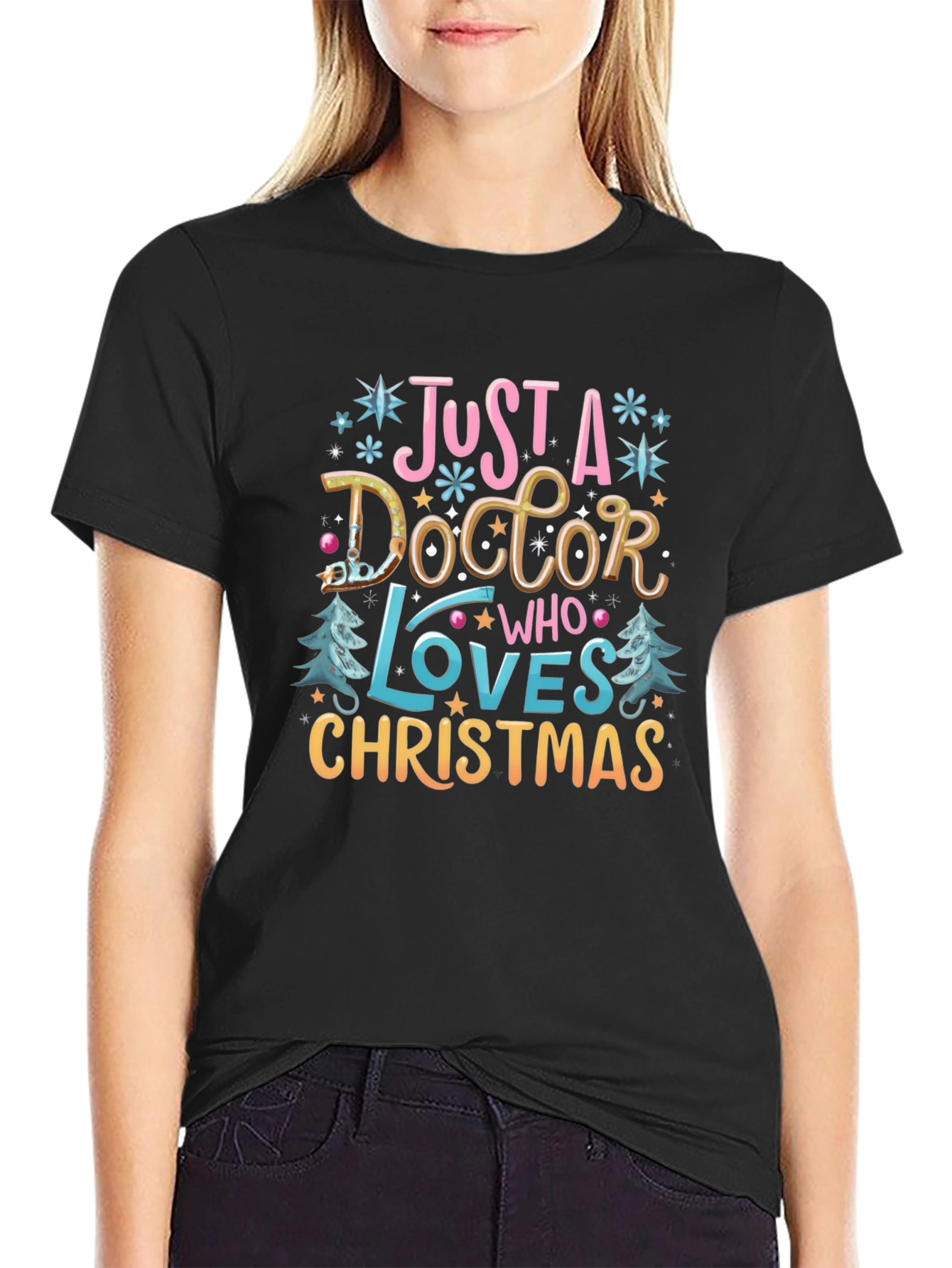 Doctor Who Loves Christmas T-Shirt - Holiday Tee