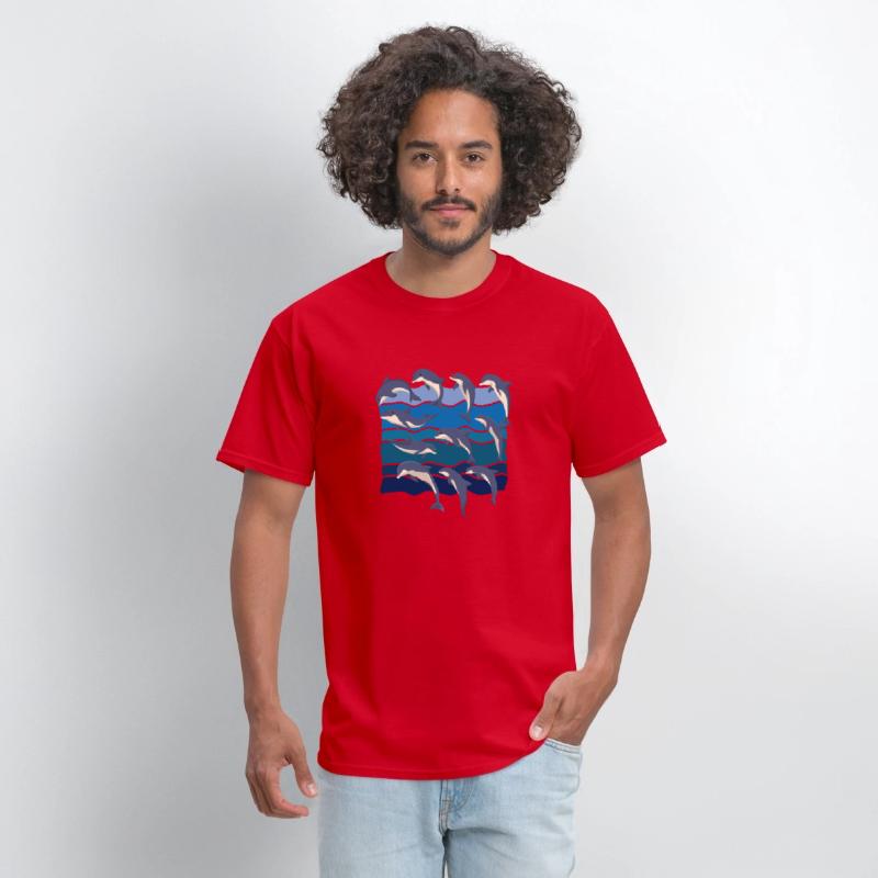 Ocean Dolphins Sea Animal Waves Dolphin
