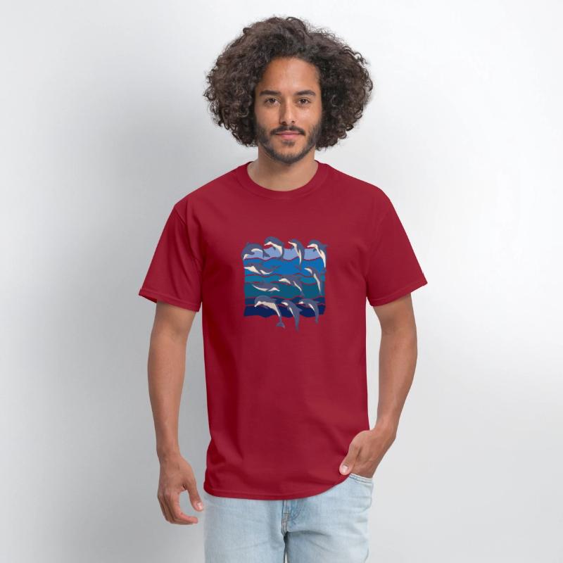 Ocean Dolphins Sea Animal Waves Dolphin