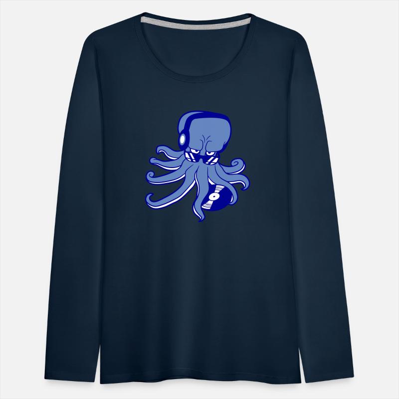 Octopus DJ Kraken Squid Mixer Cool Music Party Fun