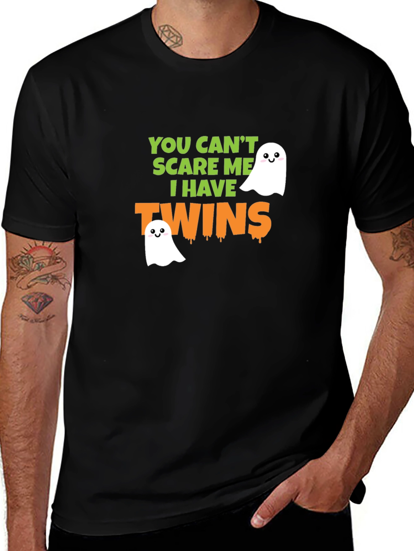 Funny Halloween Twins T-Shirt