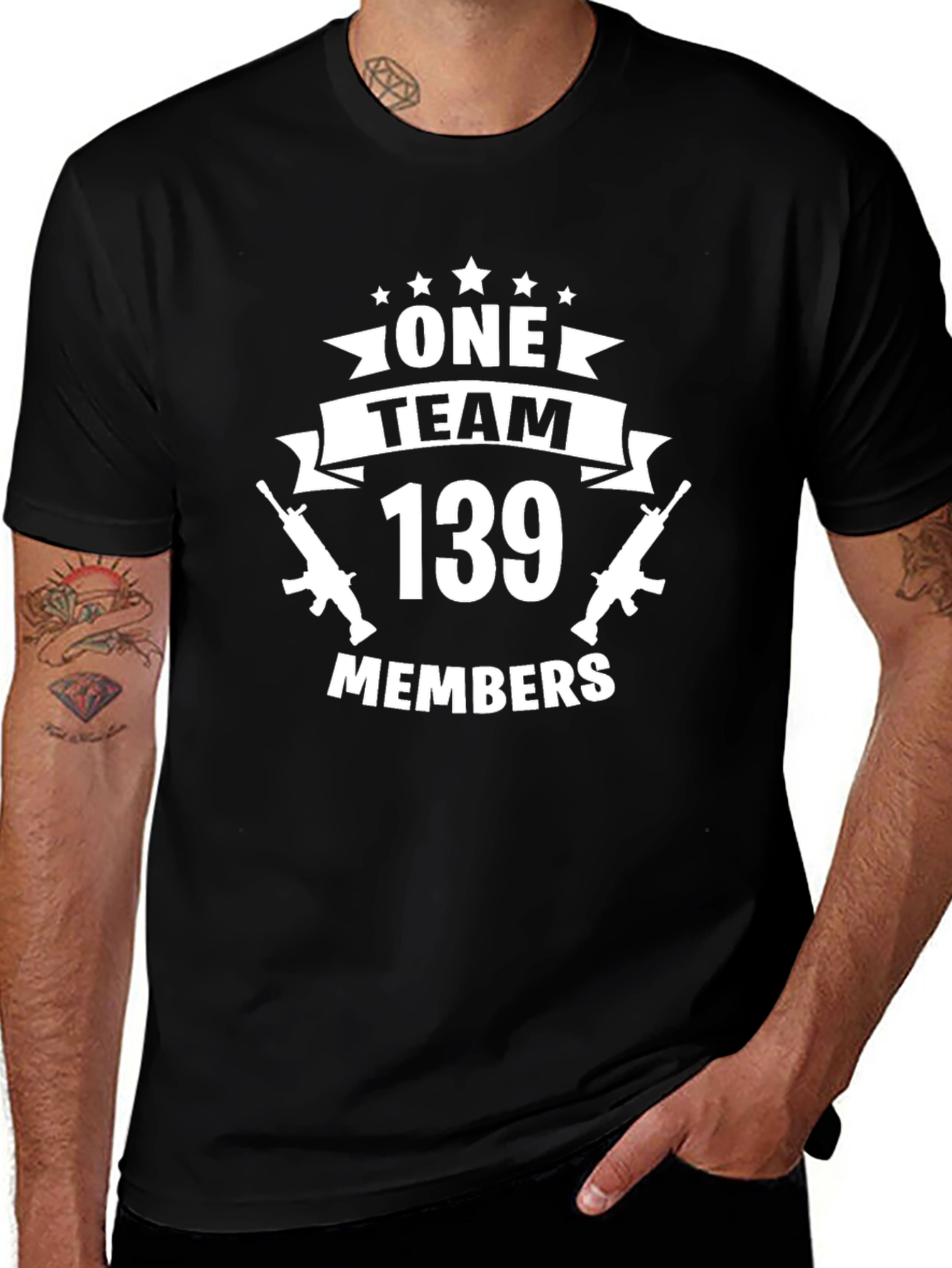 One Team 139 Members Graphic T-Shirt