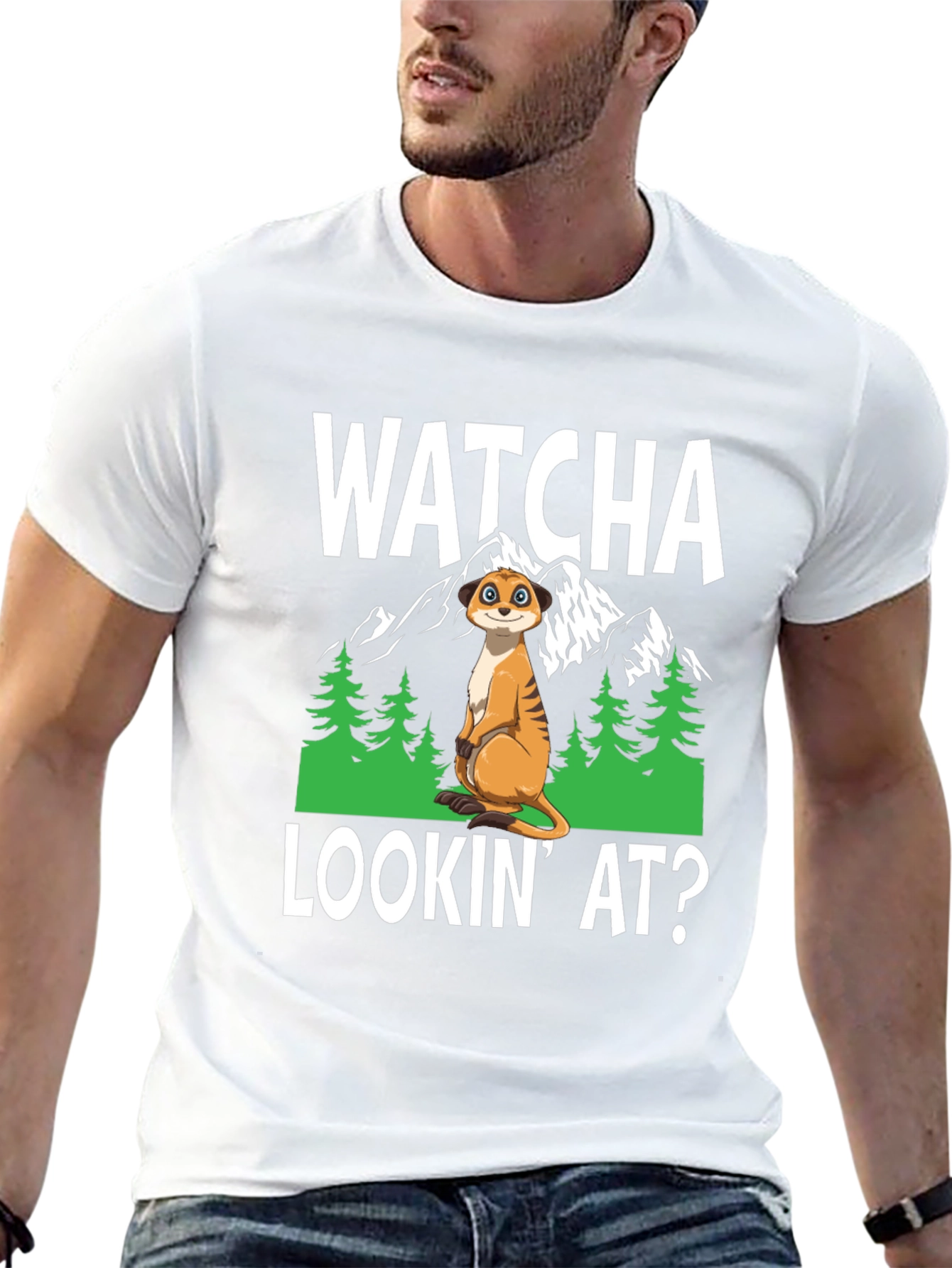 Watcha Lookin At? Meerkat Graphic Tee