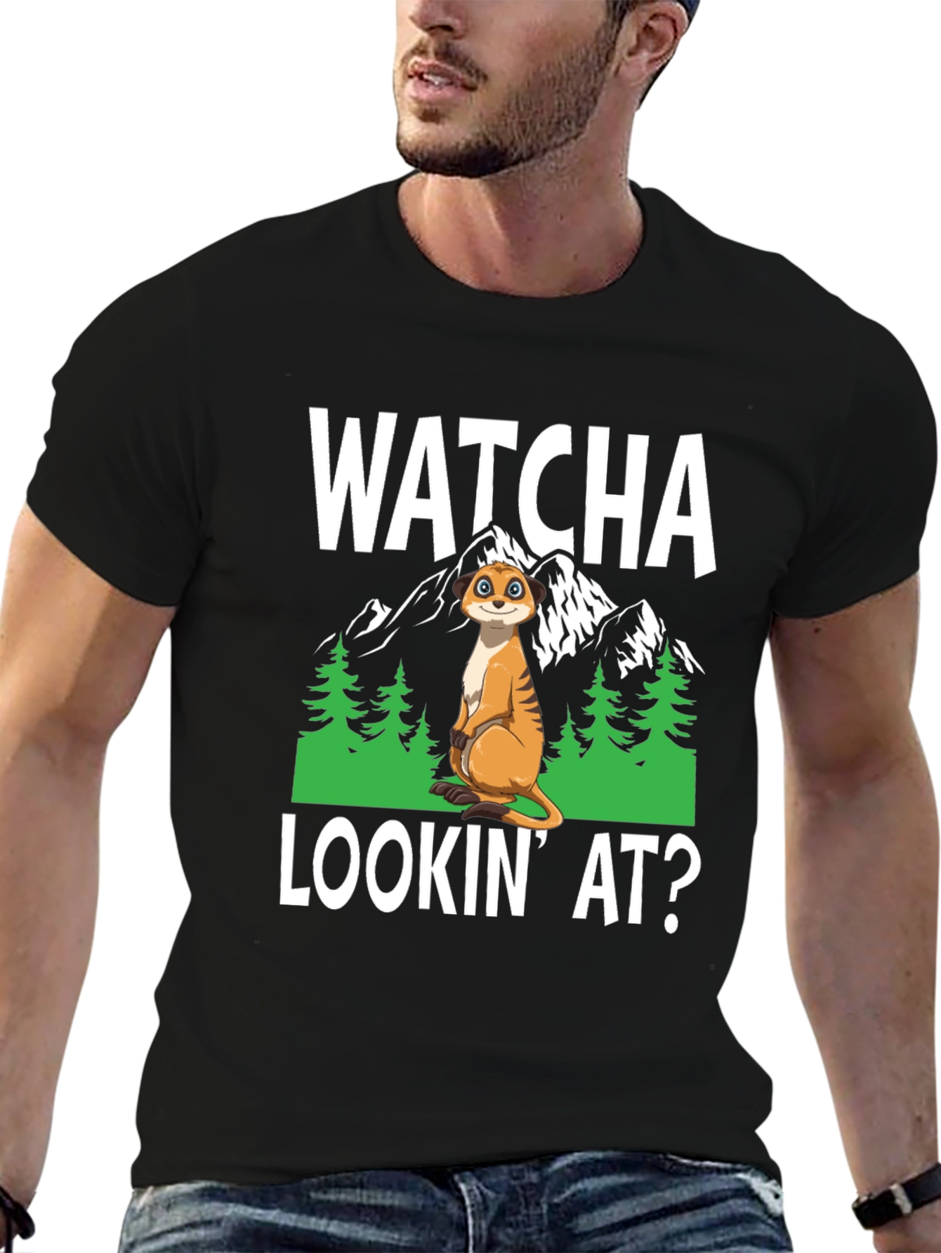 Watcha Lookin At? Meerkat Graphic Tee
