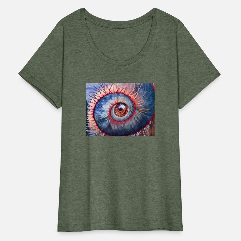 optical illusion art of an eye