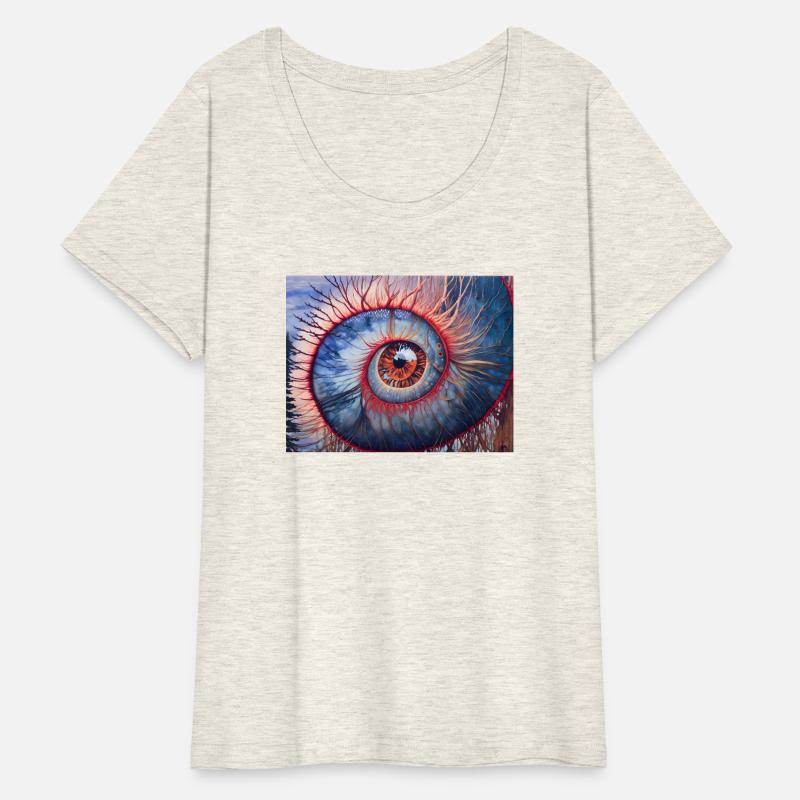 optical illusion art of an eye
