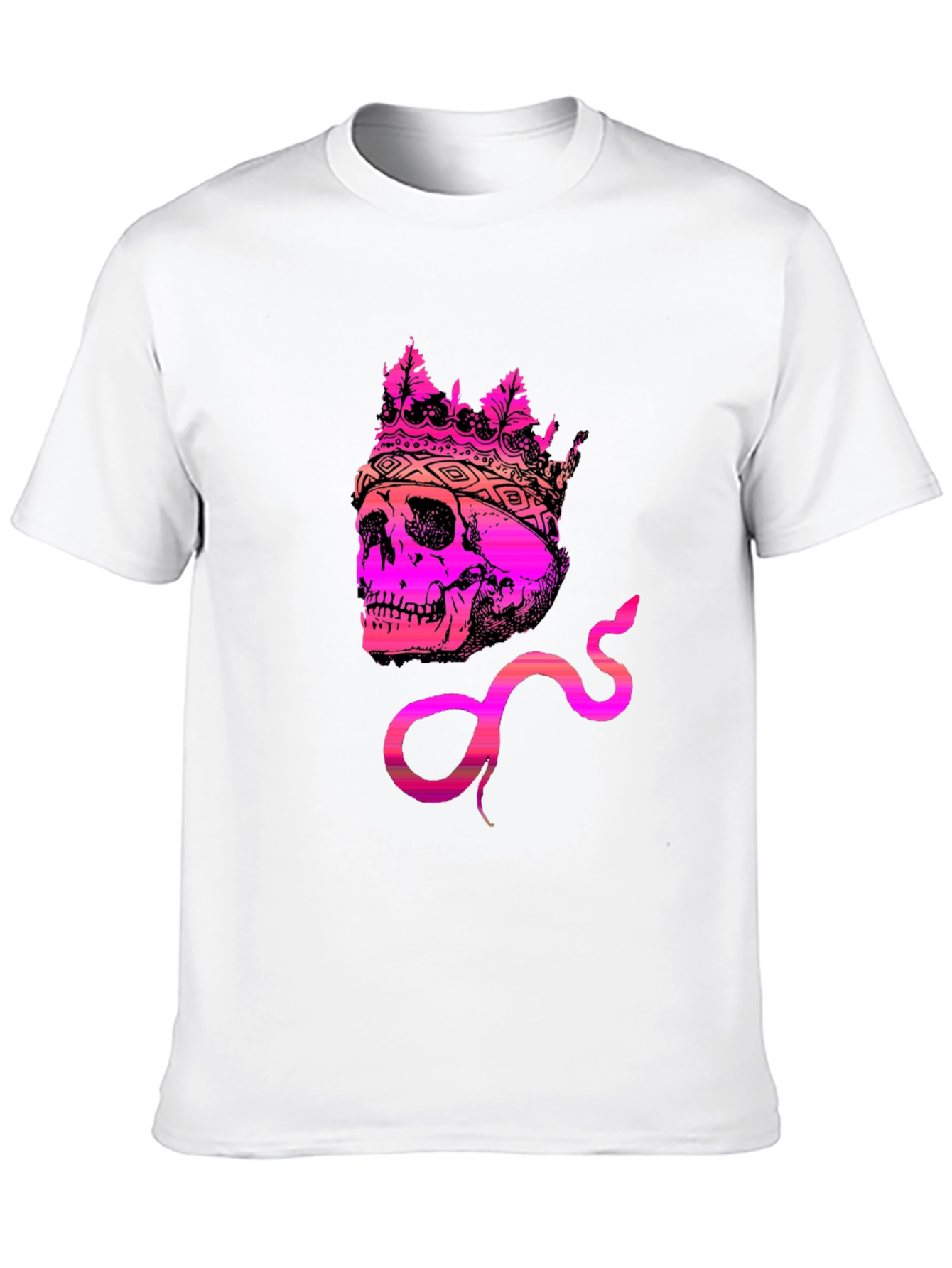 Skull King Snake Graphic Tee