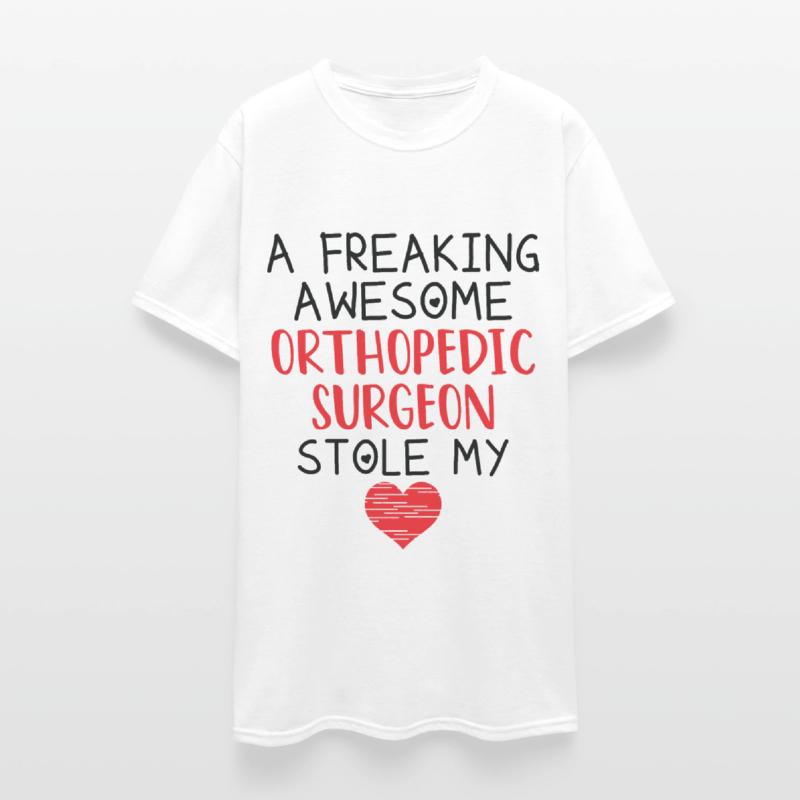 Orthopedic Surgeon Valentines Funny Red Heart